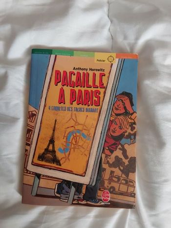 Livre enfant titre Pagaille à Paris 4 enquêtes des frères diamant