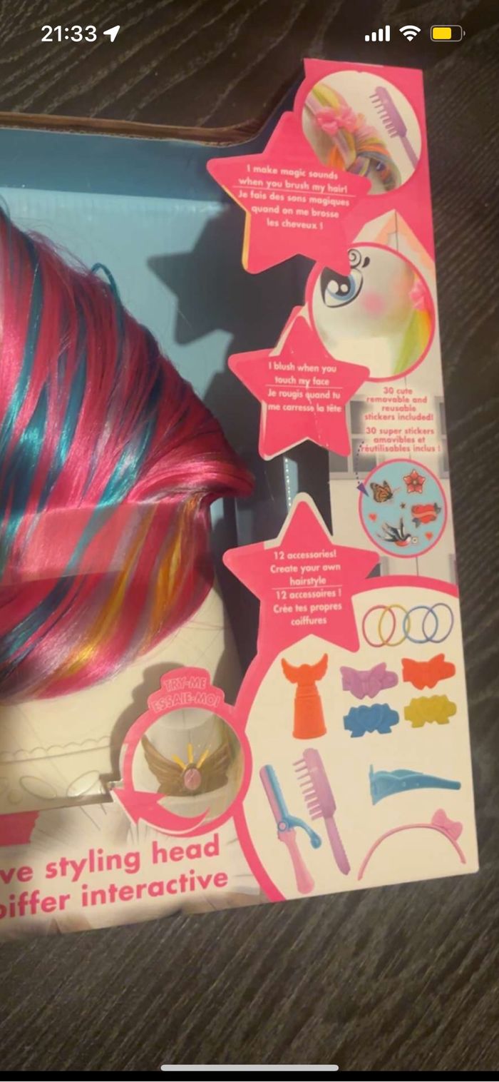 Licorne à coiffer - photo numéro 2