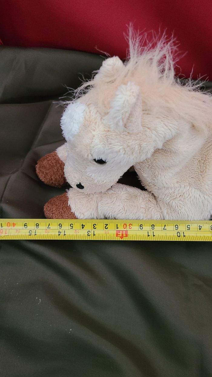 Peluche Doudou Cheval Poney beige CP INTERNATIONAL - photo numéro 5