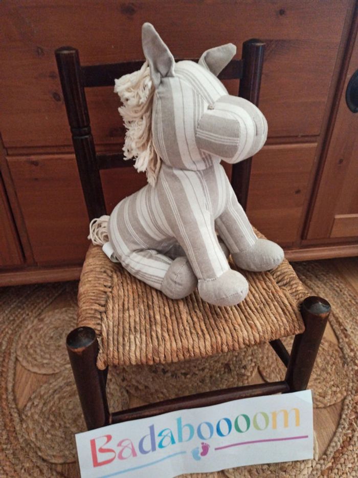 Peluche cheval Lin coton BE - photo numéro 7