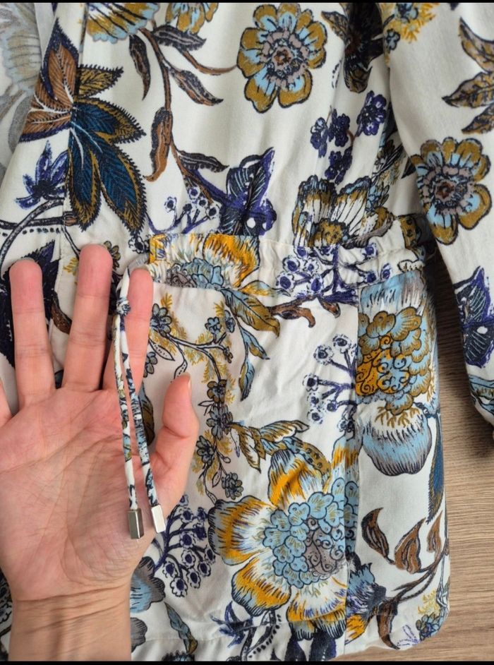 Gilet kimono fleurie - photo numéro 6