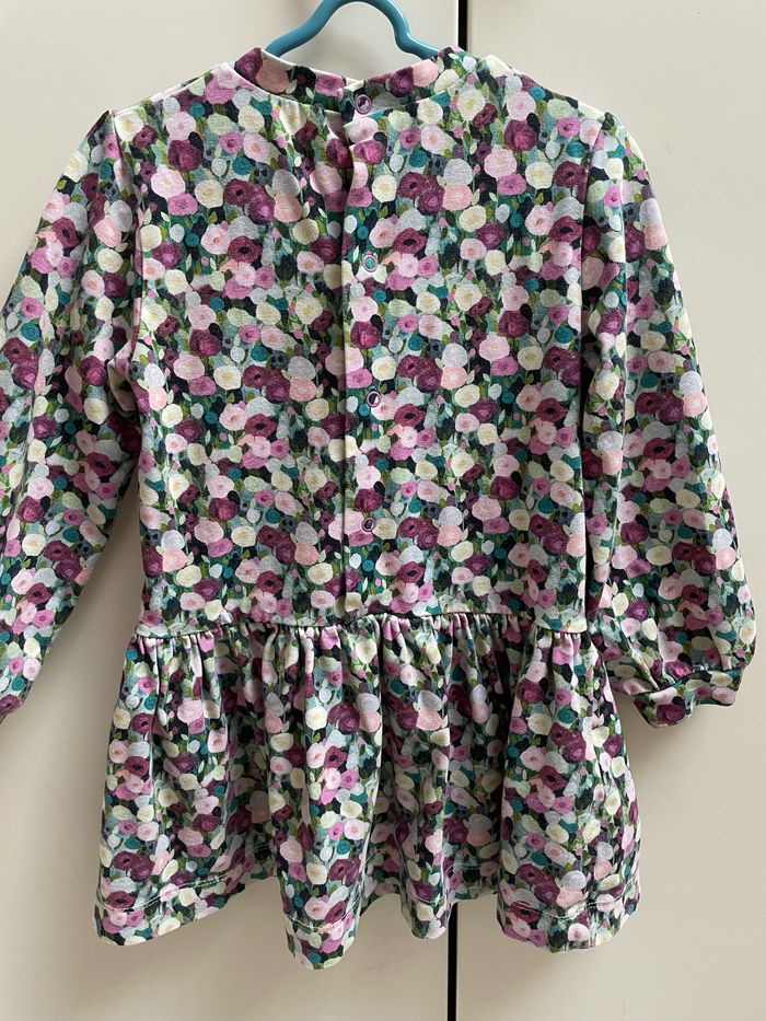 Robe manches longues à fleurs - photo numéro 4