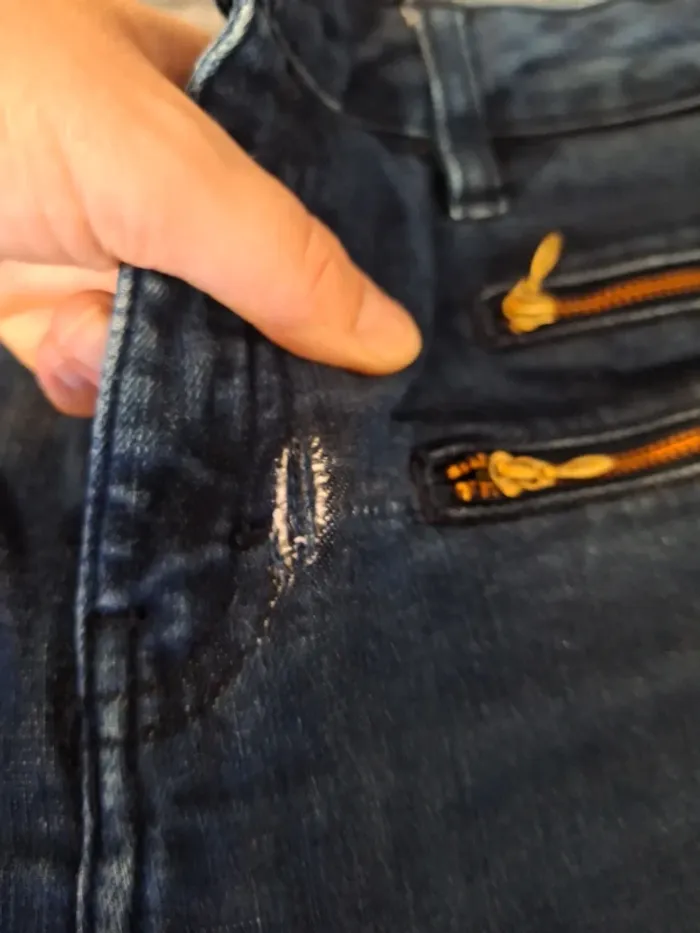 Lot 5 pantalons jeans 40 - photo numéro 4