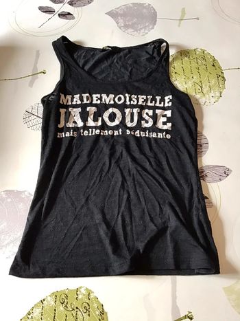 Débardeur Mademoiselle Jalouse taille S Mim