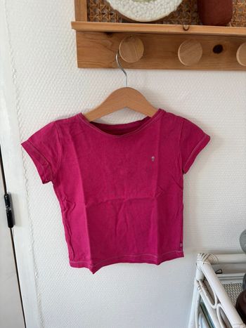 Tee shirt okaidi rose