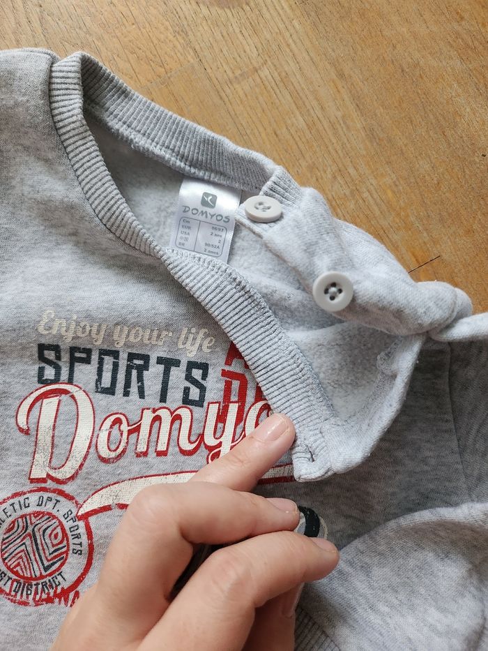 Pull  gris - photo numéro 3