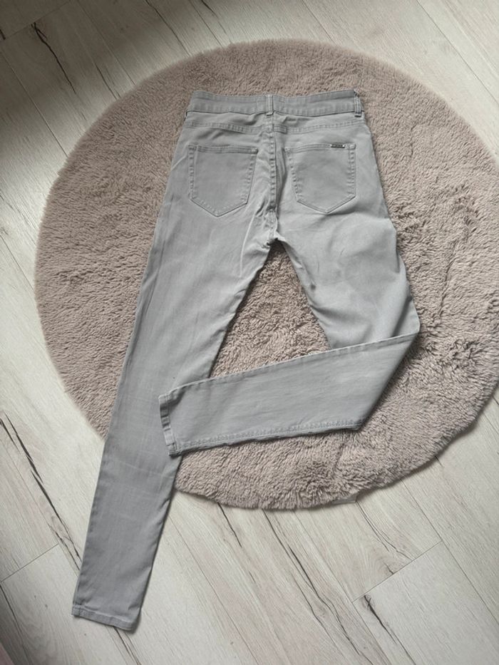 Pantalon gris Mango 38 - photo numéro 3