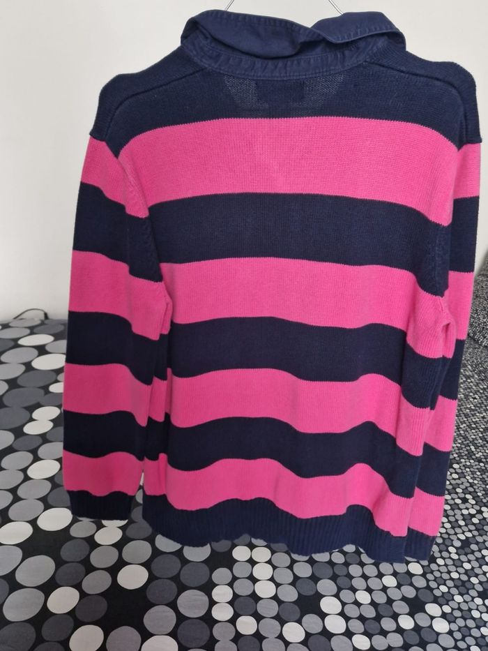 Pull Lauren Ralph Lauren – Rayé rose et bleu marine (100 % coton) - photo numéro 4