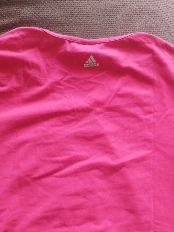 T-shirt adidas femme manches courtes taille M - photo numéro 5