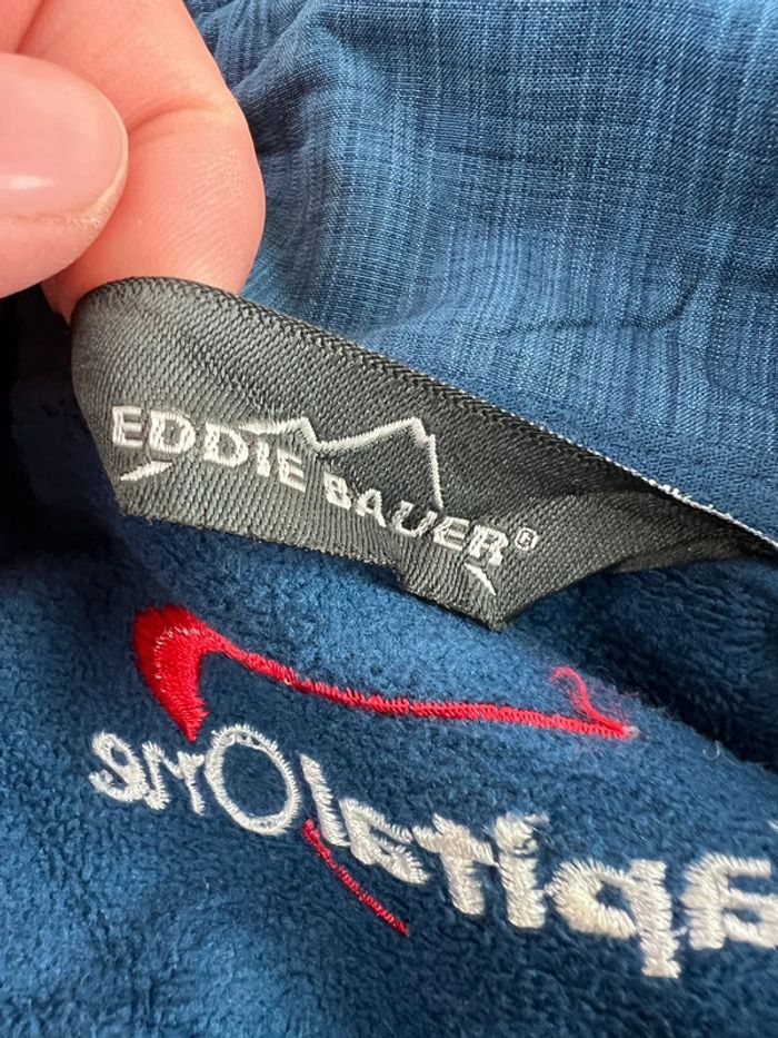 Veste Eddie Bauer bleu marine avec logo brodé Taille M – Homme - photo numéro 7