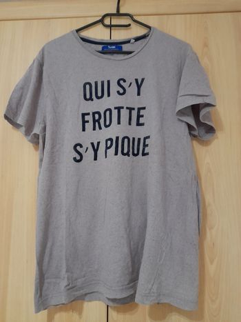 Tee-shirt Jules taille L (40) couleur parme