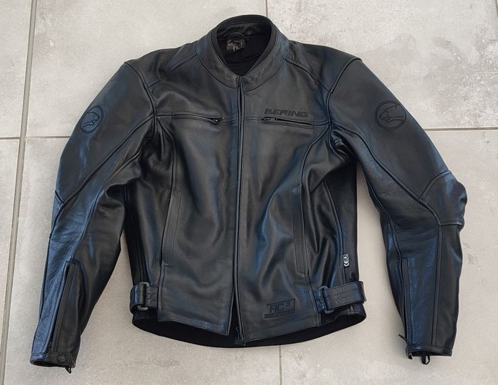 🏍️ Blouson de moto 100% cuir marque Bering vendu avec sa doublure thermique - homme, taille M - excellent état - photo numéro 9