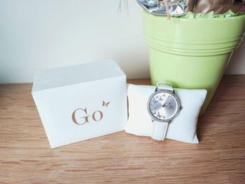 💋 Montre Femme en cuir Blanc - GO GIRL ONLY 💋