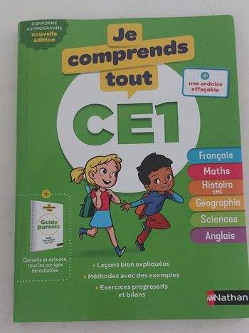 📚  Livre Je comprends tout le CE1