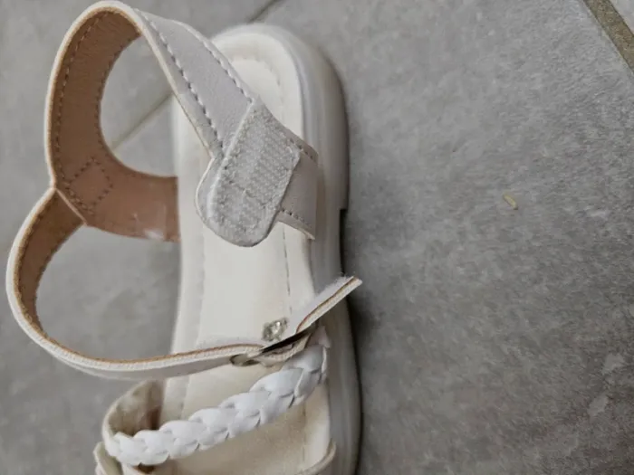 Chaussures blanches à strass idéal cérémonie taille 28 - photo numéro 11
