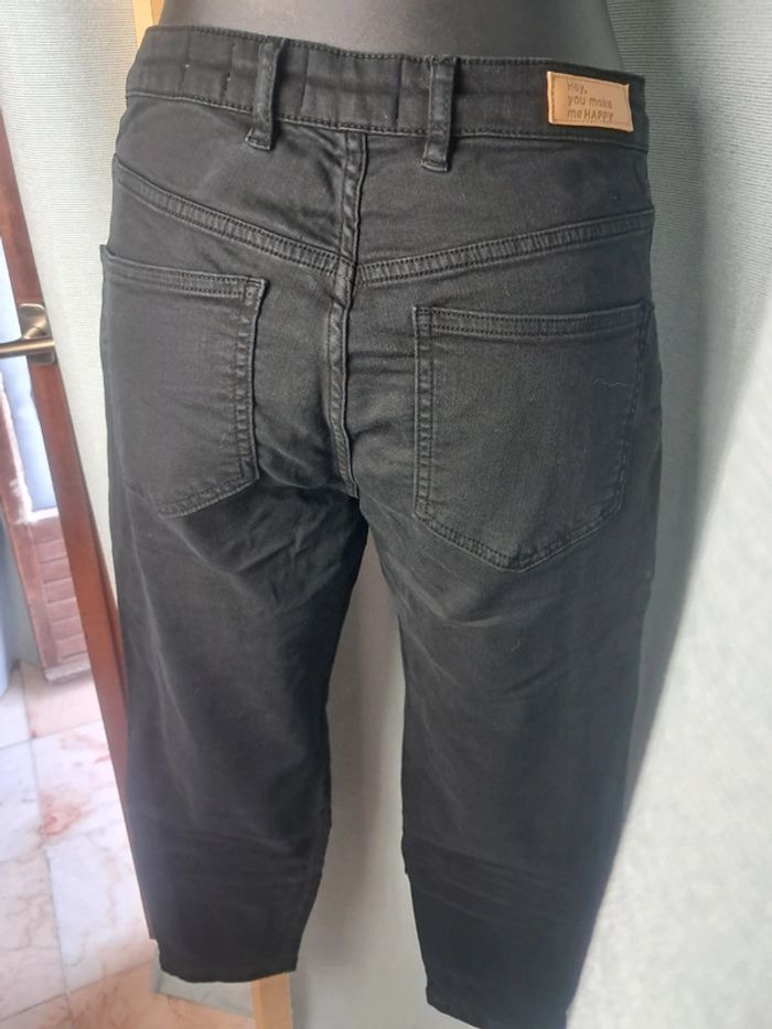 HAPPY jean cargo noir t.36 en tbe - photo numéro 9