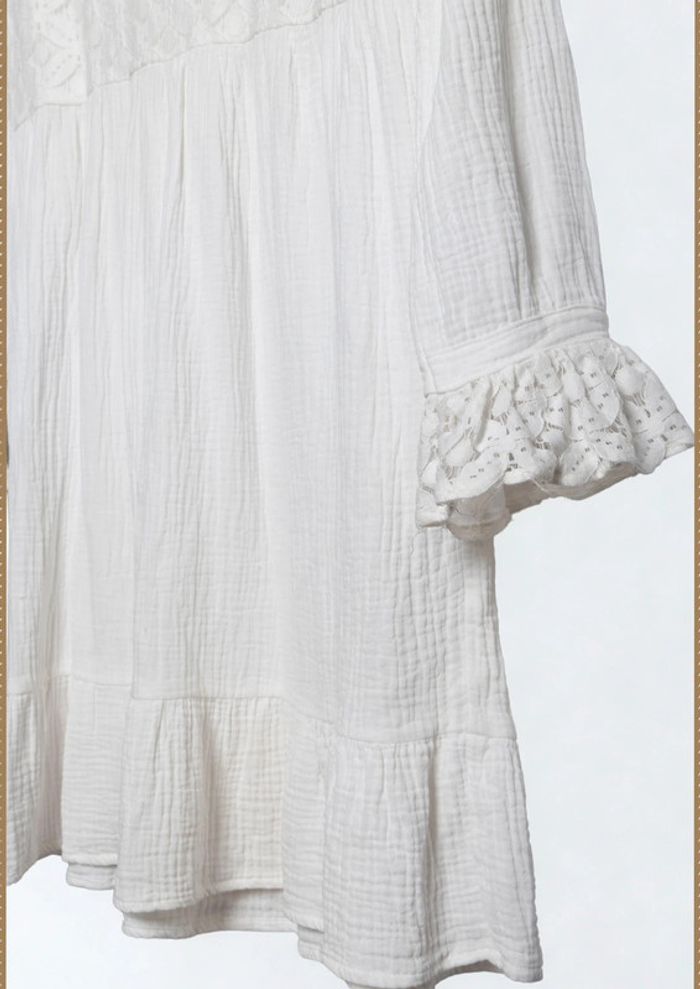 Robe blanche dentelle L’Atelier de Camille – Taille S - photo numéro 4