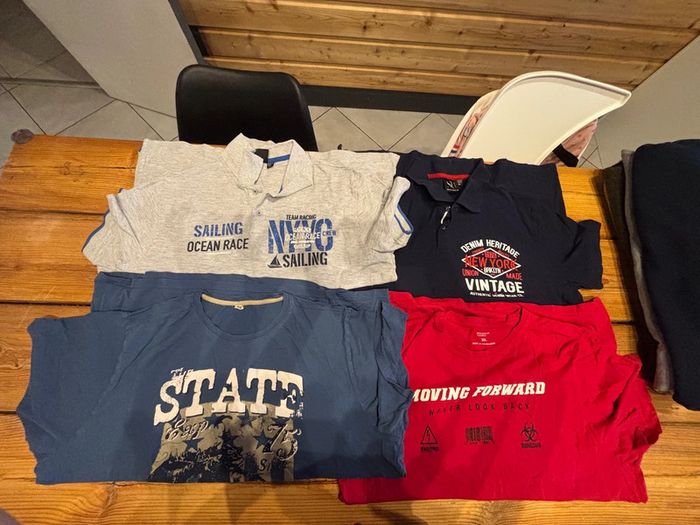 Lot de vêtement homme pull et t-shirt taille 2Xl - photo numéro 6