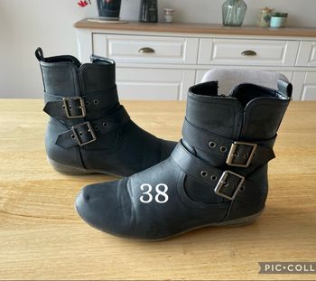 Bottines noire femme pointure 38