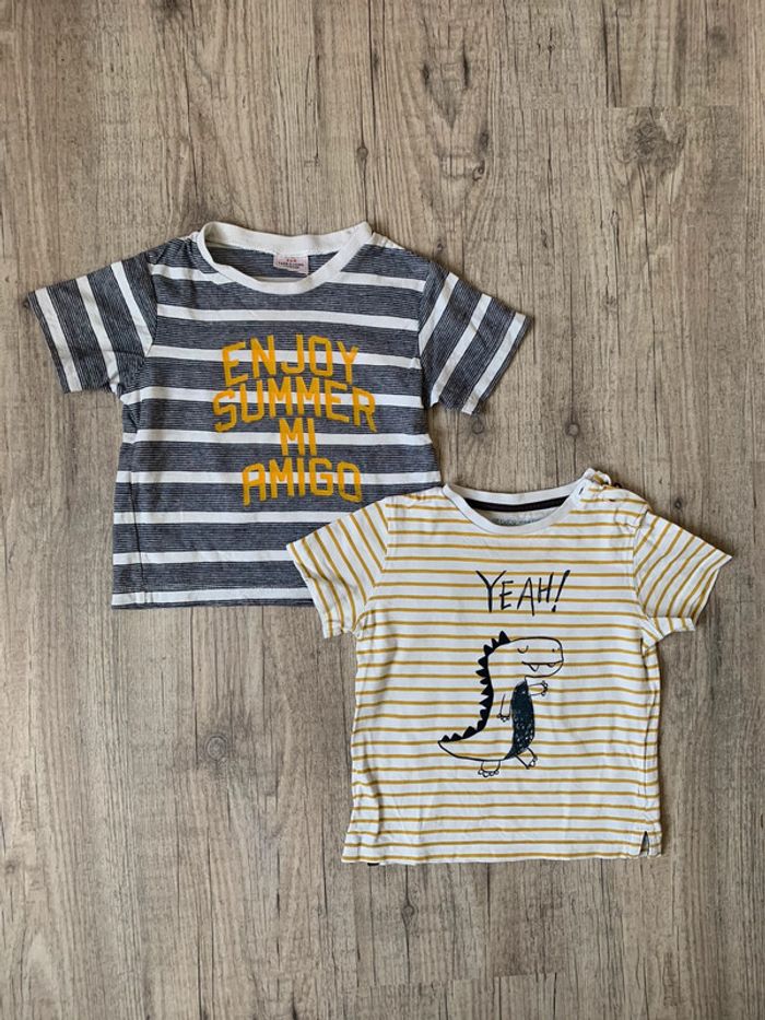 Lot 2 tee-shirts 24 mois
