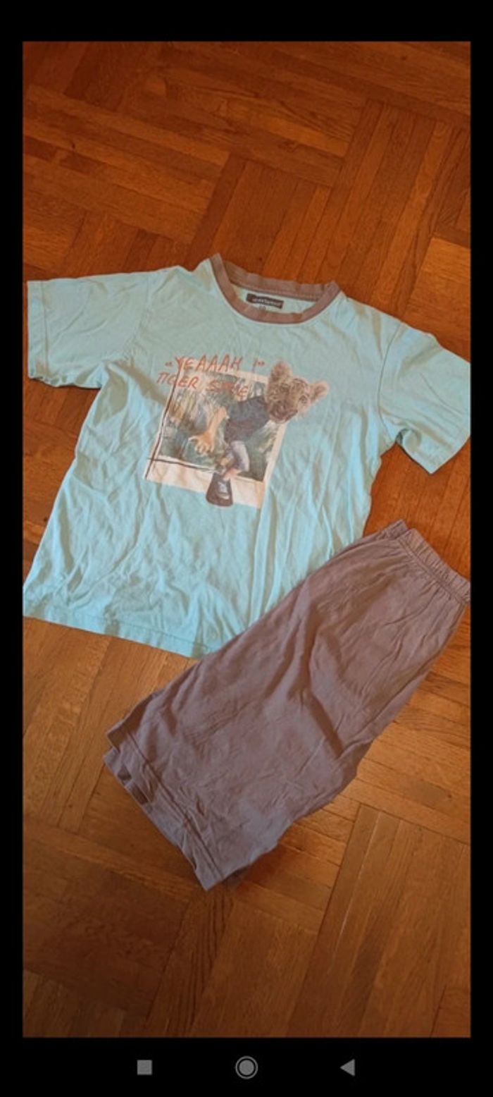 Pyjama short 2 pièces 10 ans