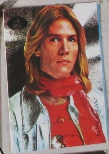 Carte de collection Patrick Juvet 7 x 5 cm