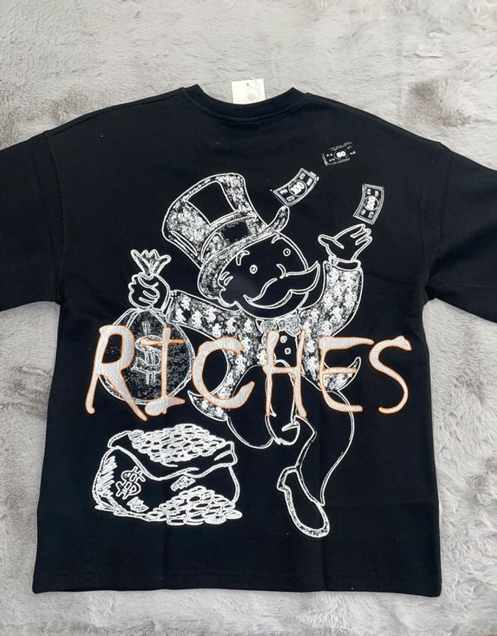 T-shirt Oversize Riches Paris brodé - Taille M