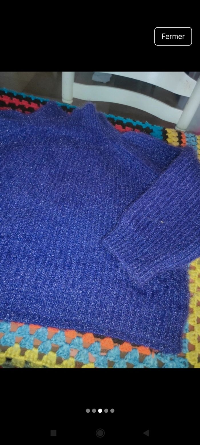 Très beau pull fille e5