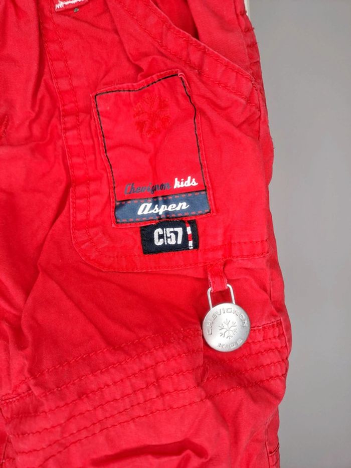 Pantalon chevignon rouge 6 mois - photo numéro 3