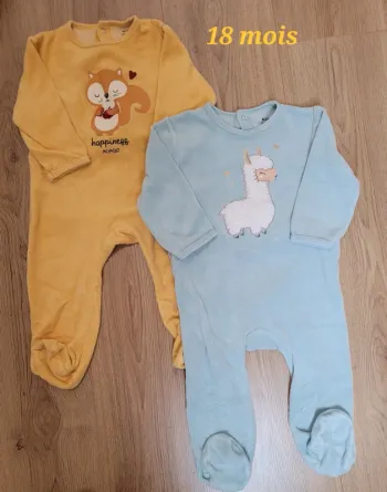Lot pyjama chaud kiabi