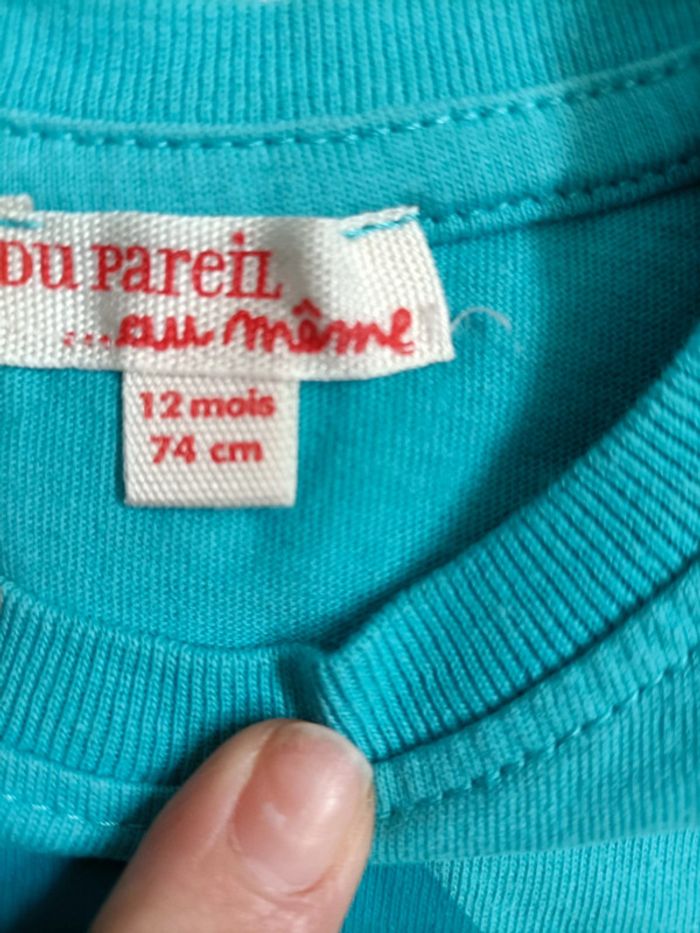 Tee shirt manches courtes 12 mois - photo numéro 2