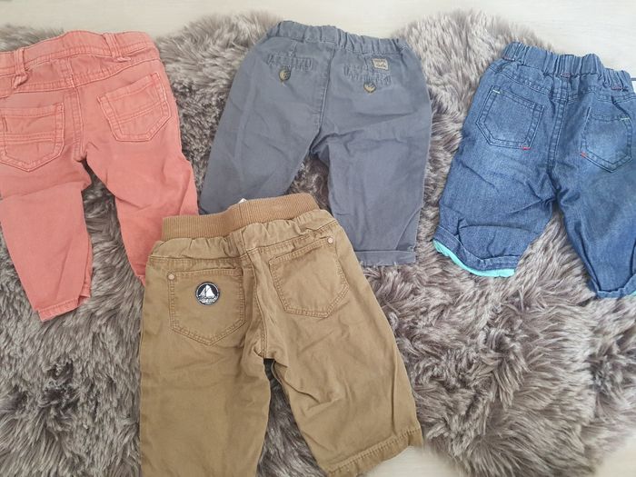 Lot de vêtements taille 3 mois: 6 t-shirts manches longues et 4 pantalons - photo numéro 4