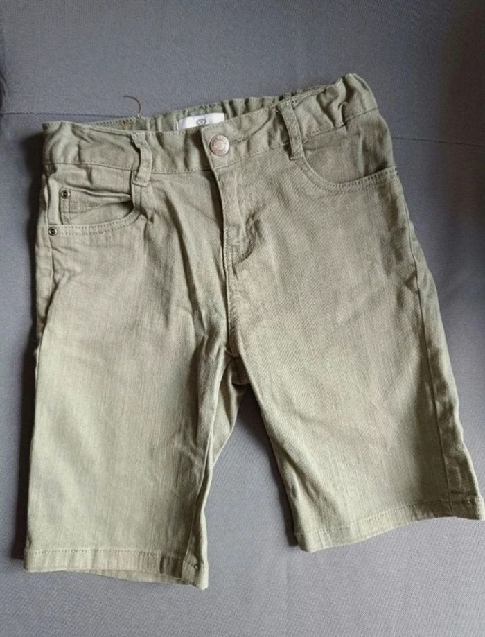 Short en jean kaki - photo numéro 2