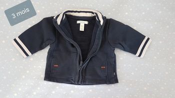 Gilet marine marque Obaibi 3 mois