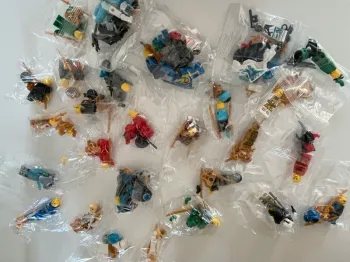 Lots de figurines de construction ninja