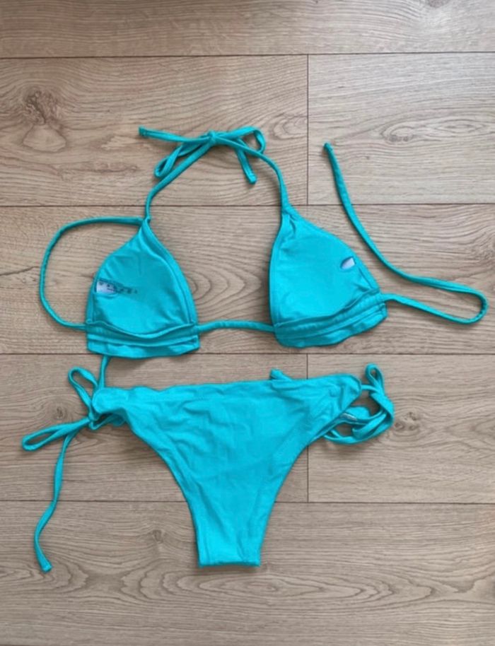 Maillot de bain turquoise - photo numéro 5