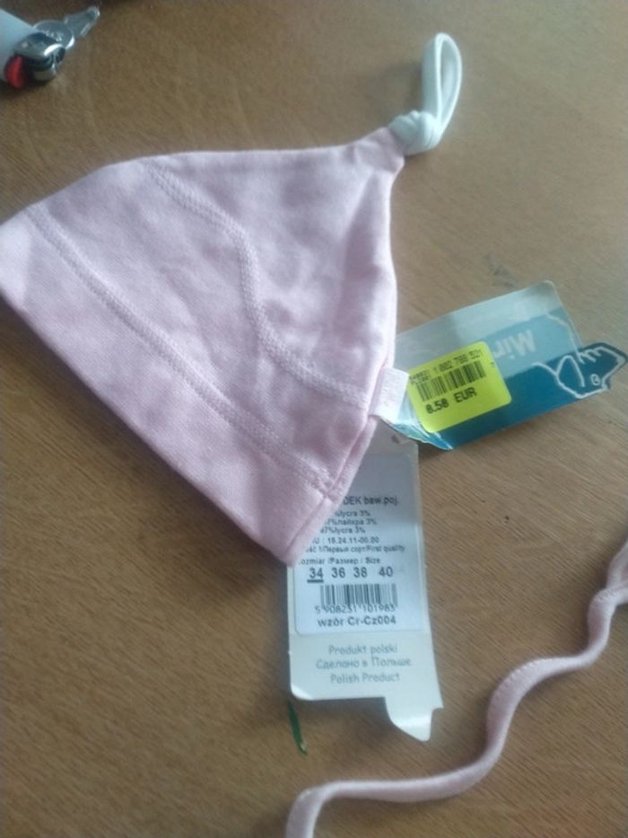 Lot de 2 bonnets rose - photo numéro 2