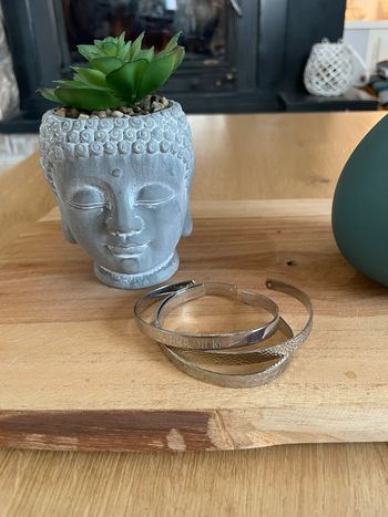 3 bracelets manchette