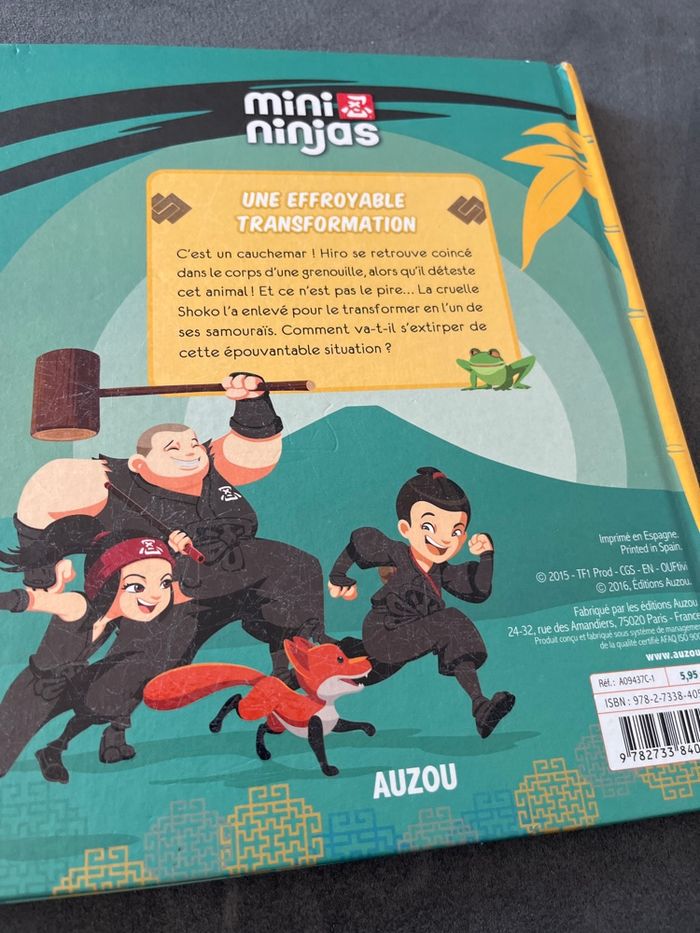 Livre les mini ninjas auzou - photo numéro 4