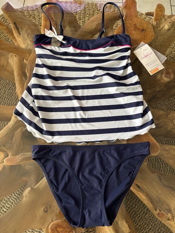 Maillot de bain 2 pièces maternité femme enceinte 