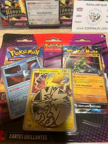 Lot Pokémon 2 duo pack 2.5  héros et 2 duo pack  Raikou Electhor fr 
