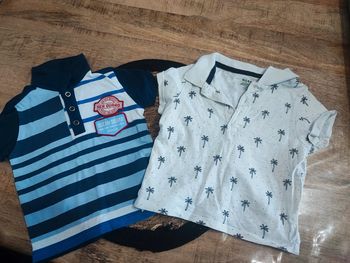 Lot 2 tee shirt 18 mois