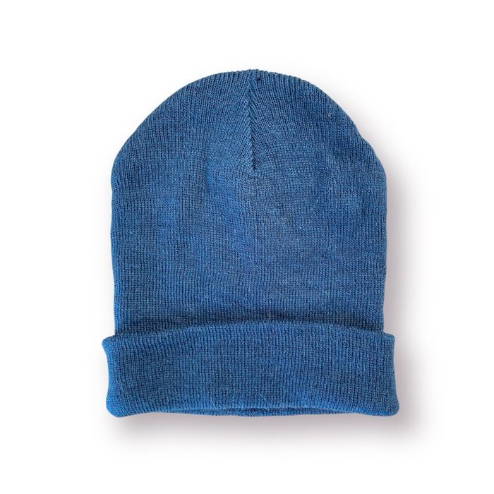 Bonnet bleu femme