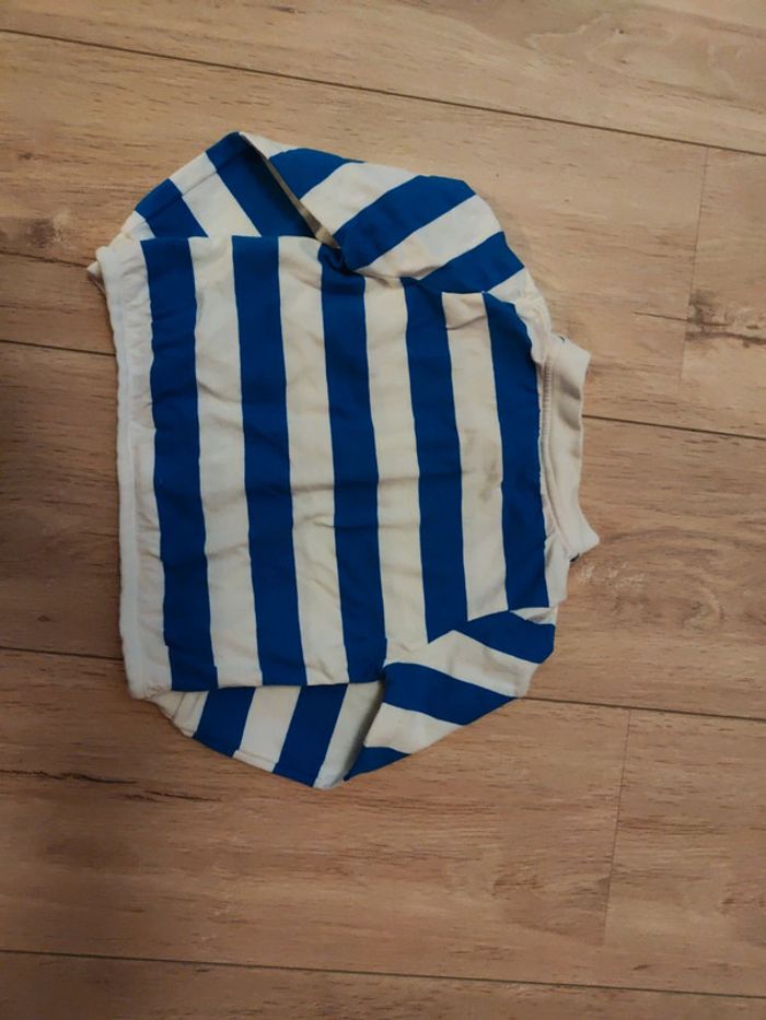 Gilet fille petit bateau rayé - photo numéro 4