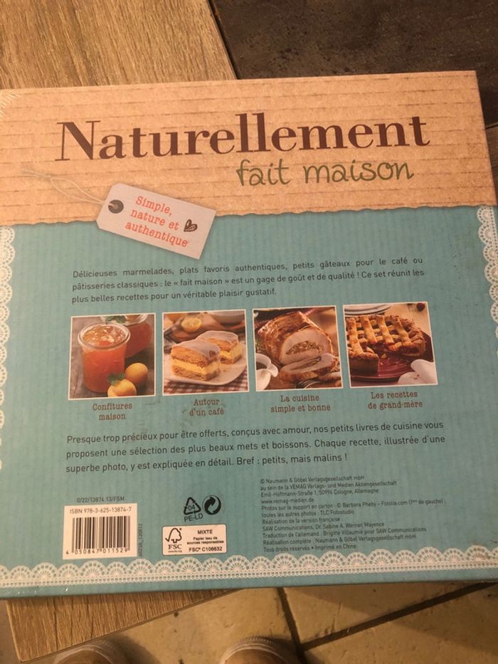 Minis livres de cuisine x4 fait maison - photo numéro 2
