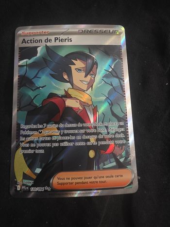Carte pokemon action de pieris pfl 120/094