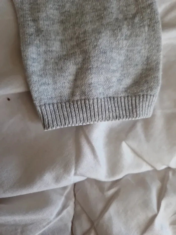 Gilet boléro gris - photo numéro 3