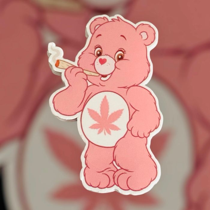 Sticker Autocollant Bisounours Rose