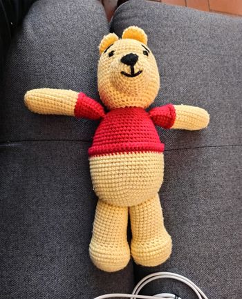 Peluche winnie crochet