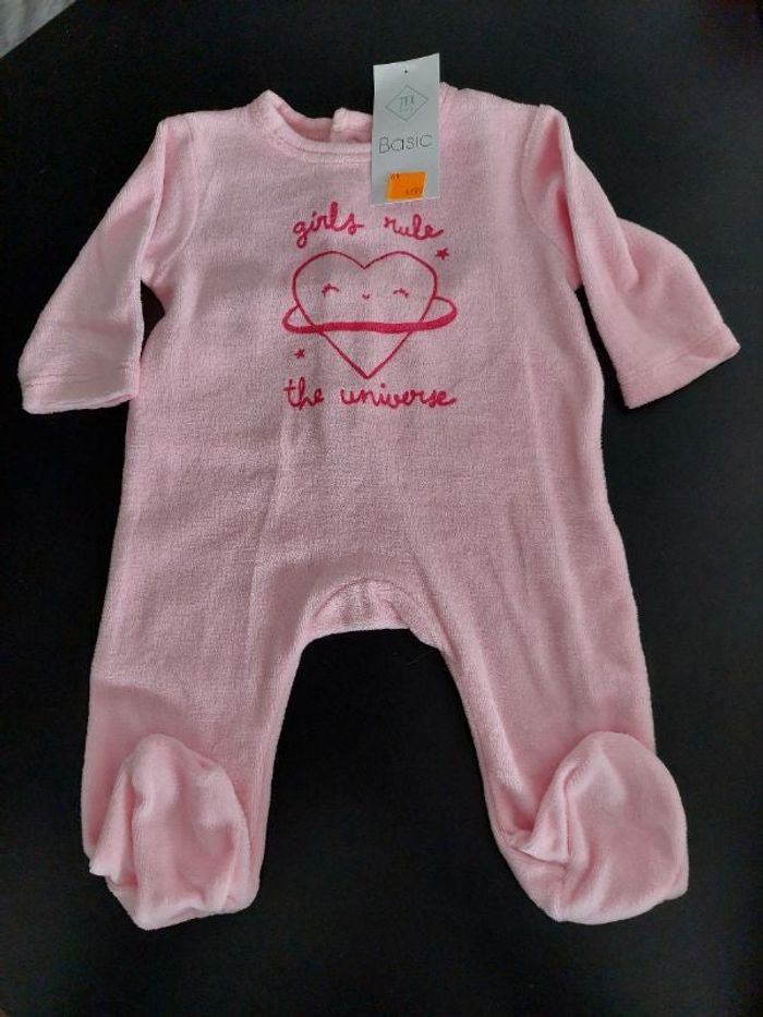 Grenouillère girl roule fille 1mois